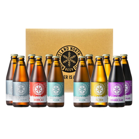 北海道特産品 ノースアイランドビール 5種飲みくらべセット （12本入り）【送料込み】