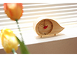 木製置時計（ひのき）ムンク【送料込み】【お届け不可地域：北海道・沖縄・離島】