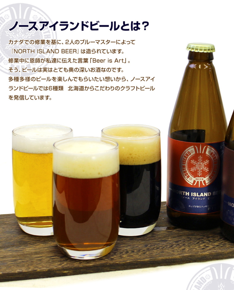 ノースアイランドビール6種12本入り