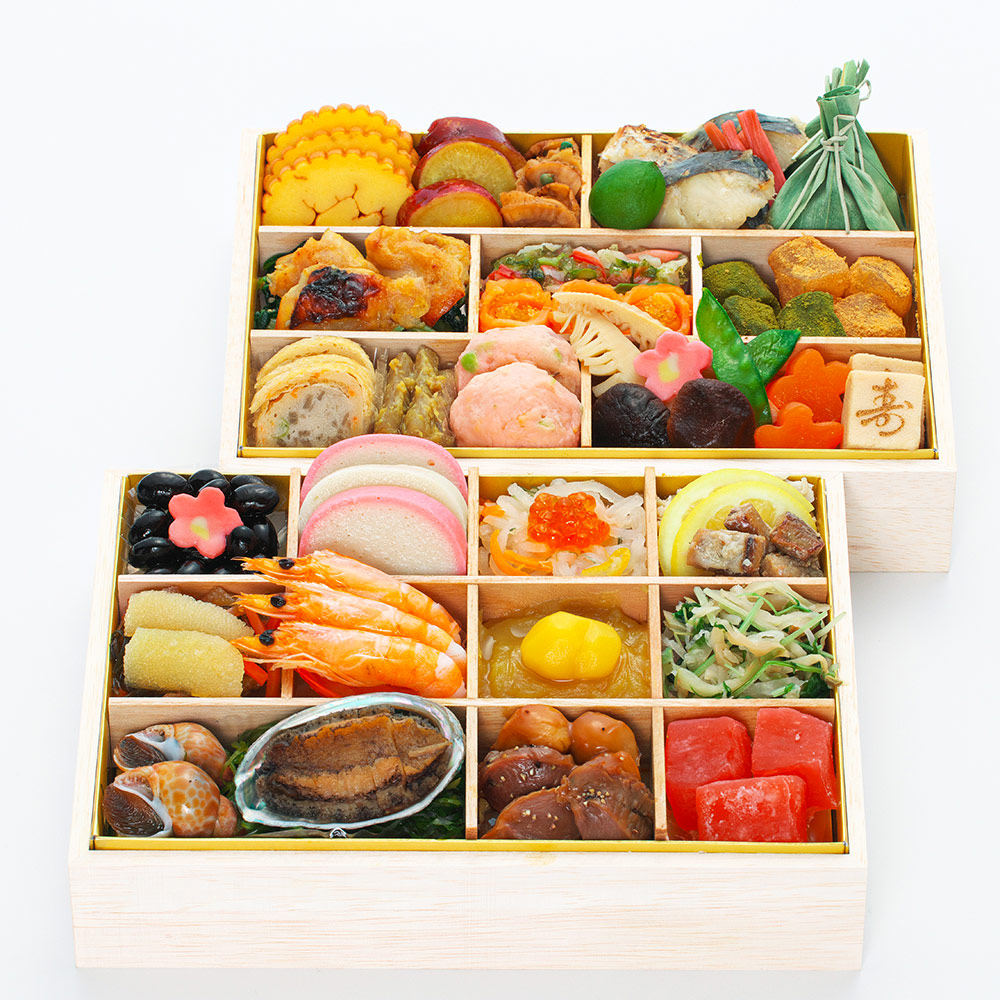 神楽坂くろす・祇園山玄茶 監修 東西料亭の饗宴 和風おせち 神玄 二段重