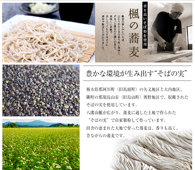 【那珂川町名産品】手打ち生そばメイン画像2