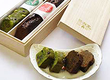 ほうじ茶ブラウニー&抹茶パウンドケーキセット