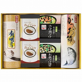 味工房 永谷園お茶づけ・海苔・かつお節・カレーギフト 和食 カレー 詰合せ【送料込み】【二重包装不可】【お届け不可地域：離島】