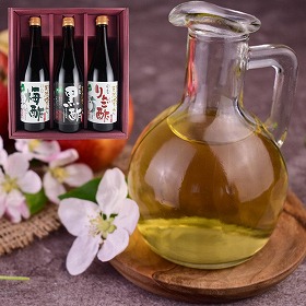 広島 大地 健康ドリンクセット (のむ梅酢、のむ黒酢、のむりんご酢 各720ml×各1) お酢飲料【送料込み】【二重包装不可】【お届け不可地域：離島】