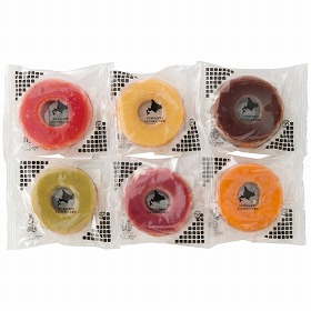 北海道カラフルバウムクーヘン 740046 4260-020 スイーツ バームクーヘン 焼菓子【送料込み】【二重包装不可】【お届け不可地域：北海道・沖縄・離島】