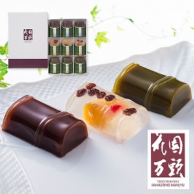 【お中元2025】東京・新宿 花園万頭 花園羹9個入 和菓子 詰合せ【送料込み】【お届け不可地域：離島】