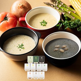 MaazelMaazel 34種のやさい畑スープセット 計10個入 洋風惣菜 詰合せ【送料込み】【二重包装不可】【お届け不可地域:離島】