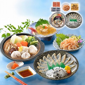 関とら本店 ふくたたき刺身とふく個食鍋セット 魚介 フグ【送料込み】【二重包装不可】【お届け不可地域:離島】