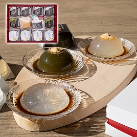 奈良 亀久堂 くず餅詰め合わせ吉野葛水10個 和菓子 詰合せ【送料込み】【二重包装不可】【お届け不可地域：離島】