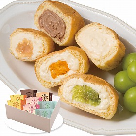 3%OFF【お中元2025】八天堂 オリジナルくりーむパン涼果詰合せ 4716-039 パン スイーツ【送料込み】【二重包装不可】【お届け不可地域:北海道・沖縄・離島】