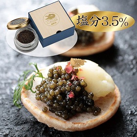 3%OFF【お中元2025】蝶鮫屋 新見フレッシュキャビア1瓶 塩分3.5% 4739-037 キャビア【送料込み】【二重包装不可】【お届け不可地域:北海道・沖縄・離島】