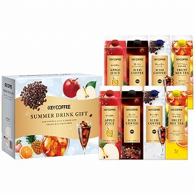 【お中元2025】キーコーヒー アイスコーヒー&ジュースドリンクギフト LCJ-50A 4768-088 コーヒー【送料込み】【二重包装不可】【お届け不可地域:北海道・沖縄・離島】