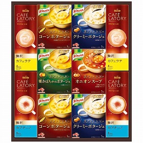 3%OFF【お中元2025】味の素 ギフトレシピ クノールスープ&コーヒーギフト KGC-30Y 4772-126 洋風惣菜 スープ【送料込み】【二重包装不可】【お届け不可地域:北海道・沖縄・離島】