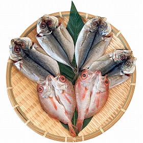 【お中元2025】島根県産 天然のどぐろと真あじの開干し B4-9 魚介 アジ【送料込み】【二重包装不可】【お届け不可地域:離島】_612