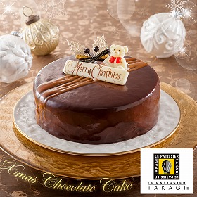 【クリスマス2025】ル パティシエ タカギ クリスマスショコラケーキ YF-XPT スイーツ クリスマスケーキ【送料込み】【二重包装不可】【お届け不可地域：離島】