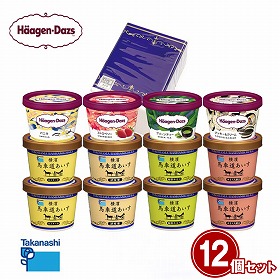 ハーゲンダッツ&馬車道あいす計12個セット HT34 スイーツ アイス【送料込み】【お届け不可地域:離島】