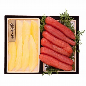 【お歳暮2025】塩数の子＆辛子明太子詰合せ かずのこ めんたいこ【送料込み】【二重包装不可】【お届け不可地域：離島】