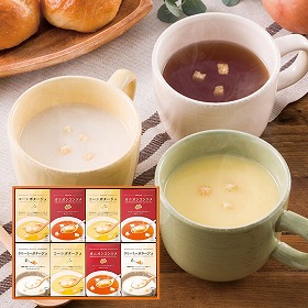 【お歳暮2025】あったかスープの詰合せ HY-CO 9867-071 【送料込み】【二重包装不可】【お届け不可地域:北海道・沖縄・離島】