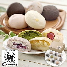 Crambon 冷やしクリームパン 10種 CB-45R 4820-953 パン スイーツ【送料込み】【二重包装不可】【お届け不可地域：北海道・沖縄・離島】