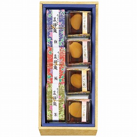 河内駿河屋 花利休 和菓子詰合せ 計7 FR-10 1200-059 和菓子 ようかん セット【送料込み】【お届け不可地域：北海道・沖縄・離島】