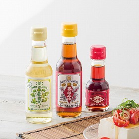 岩井の胡麻油 紅白胡麻油・辣油3本セット AP-2 1253-024 調味料 ごま油【送料込み】【お届け不可地域：北海道・沖縄・離島】