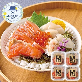 【父の日2026】北の海鮮丼の具 和風惣菜 魚介【送料込み】【二重包装不可】【お届け不可地域：離島】【お届け日時指定不可】_91017
