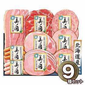美ノ国 北海道 プレミアム 美ノ国 UKH-58 1890-149 ハムギフト【送料込み】【お届け不可地域：北海道・沖縄・離島】