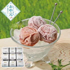 【お中元2026】紀州南高梅 アイス梅 9個 スイーツ アイス【送料込み】【二重包装不可】【お届け日時指定不可】_536