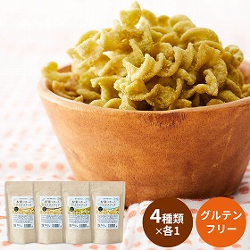 ひころいちファーム お米で作ったパスタスナックお試しセット【送料込み】【レターパックでお届け】