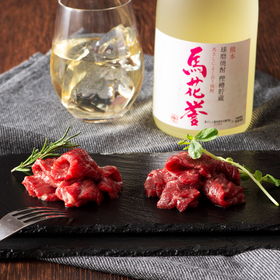 フジチク 馬刺しと焼酎の晩酌セット【竹】(中トロ・トロ)【送料込み】