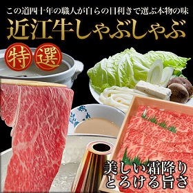 滋賀県特産品 近江牛 しゃぶしゃぶ 300g 冷凍【送料込み】【お届け不可地域：北海道・沖縄・離島】