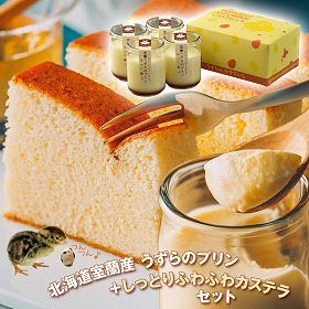 北海道 「プリン・カステラセット(小)」 【送料込み】