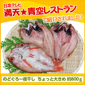 島根県特産品 海産物 のどぐろ一夜干し（3～5尾）約800ｇ 一夜ぼし 干物 のどぐろ【送料込み】【お届け不可地域：ヤマト運輸の配達不可地域】