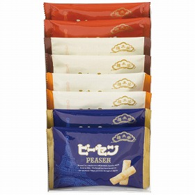 榮太樓總本鋪 ピーセン 8袋入 4196-035 あられ おかき 和菓子【送料込み】【お届け不可地域：北海道・沖縄・離島】