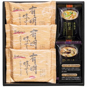 フリーズドライみそ汁＆有明のりセット NF-AON 4221-066 和風惣菜 詰合せ【送料込み】【お届け不可地域：北海道・沖縄・離島】