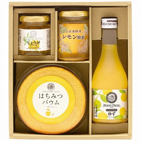 山田養蜂場 プレミアムスイーツギフト PSL-50 4233-059 バームクーヘン ドリンク 詰合せ【送料込み】【お届け不可地域:北海道・沖縄・離島】