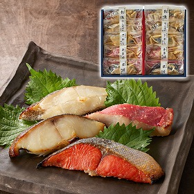 鳥取 山陰大松 氷温熟成 西京漬けギフトセット 凛 和風惣菜 詰合せ【送料込み】【二重包装不可】【お届け不可地域：離島】