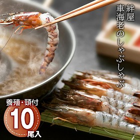 絆屋　車海老のしゃぶしゃぶ 魚介 エビ【送料込み】【二重包装不可】【お届け不可地域：離島】