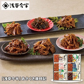 【お歳暮2025】浅草今半 あさくさ歳時記 6種 和風惣菜 佃煮【送料込み】【お届け不可地域：離島】_876