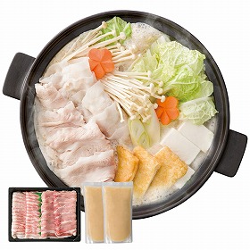 【お歳暮2025】二反田醤油店&千成亭風土 近江豚&豆乳ごま鍋つゆセット 9813-016 鍋セット【送料込み】【二重包装不可】【お届け不可地域:北海道・沖縄・離島】