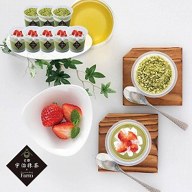 プレーリードッグ ファーム 京都・宇治抹茶パフェ＆ティラミスのアイスセット PFMI-007 4822-236 スイーツ【送料込み】【二重包装不可】【お届け不可地域：北海道・沖縄・離島】