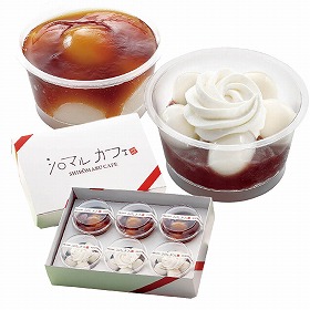 北海道 シロマルカフェ 白玉スイーツ6個セット SMC33 4824-901 スイーツ【送料込み】【お届け不可地域：北海道・沖縄・離島】