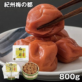 中田食品 紀州梅の都 800g 82 4829-204 梅干し【送料込み】【お届け不可地域：北海道・沖縄・離島】