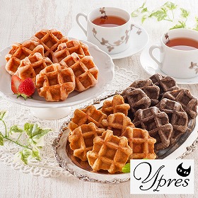 【猫の日2026】イーペルの猫祭り ベルギーミニワッフル YJ-YW スイーツ 洋菓子 猫 ネコ ねこ【送料込み】【二重包装不可】