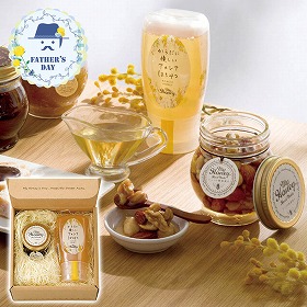 【父の日2026】ナッツの蜂蜜漬けとからだに優しいアカシアはちみつのセット 1857-846 ハチミツ 蜂蜜【送料込み】【二重包装不可】【お届け不可地域：北海道・沖縄・離島】【お届け日時指定不可】