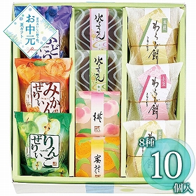 【お中元2026】河内駿河屋 涼彩菓 RY-15 1705-059 和菓子 スイーツ【送料込み】【二重包装不可】【お届け不可地域：北海道・沖縄・離島】