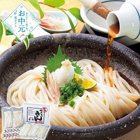 【お中元2026】包丁切りさぬき半生うどん つゆ付 麺 うどん【送料込み】【二重包装不可】_594