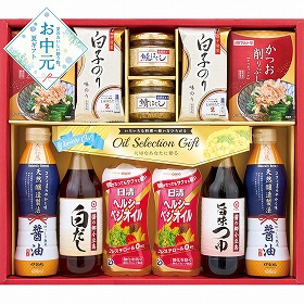【お中元2026】日清オイル＆調味料バラエティギフト 調味料 油 詰合せ【送料込み】【二重包装不可】_1139