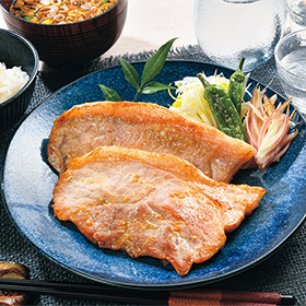 岩手県 「白金豚もも西京味噌漬セット１２０ｇ×５枚入」【送料込み】【お届け不可地域：沖縄・離島】
