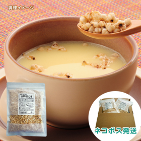 無塩・油不使用 白肌はとむぎ 100g 2袋 詰め合わせ セット【ネコポス便】【送料込み】【お届け日指定不可】